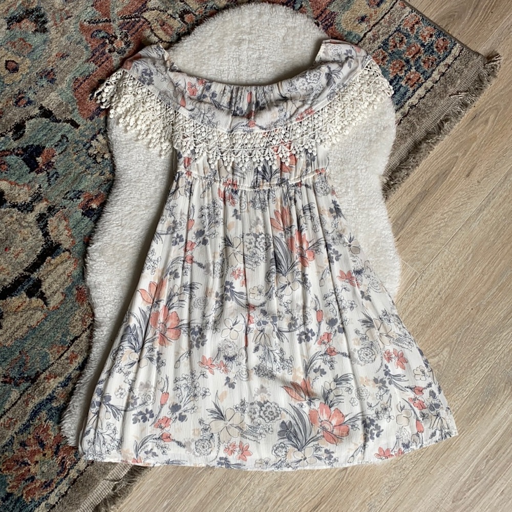 Abercrombie and Fitch off the shoulder sun dress